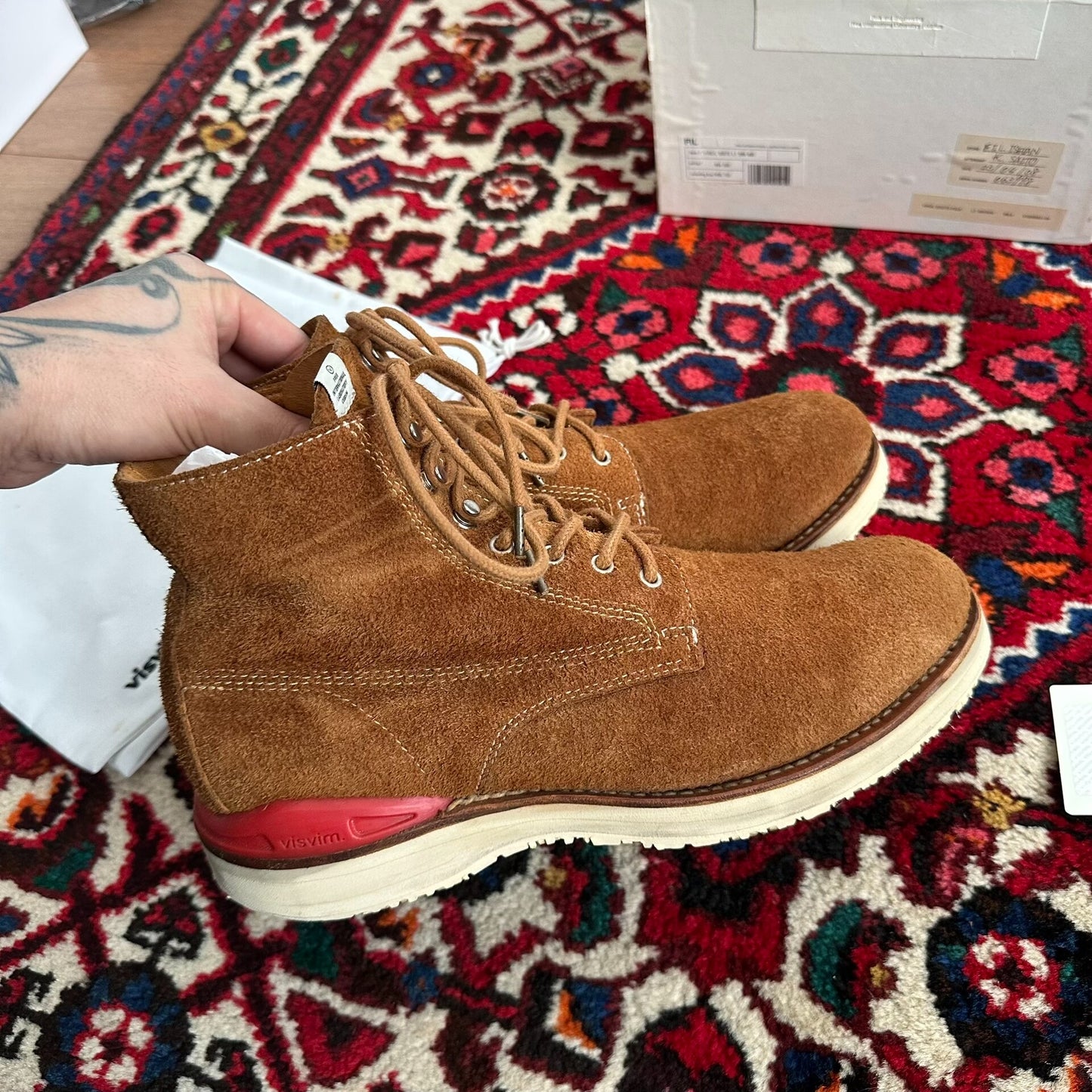 Visvim 10SS Virgil Boots in Brown