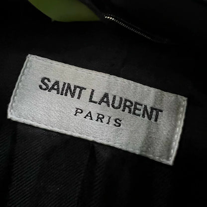 Saint Laurent Black Camo Baseball Jacket