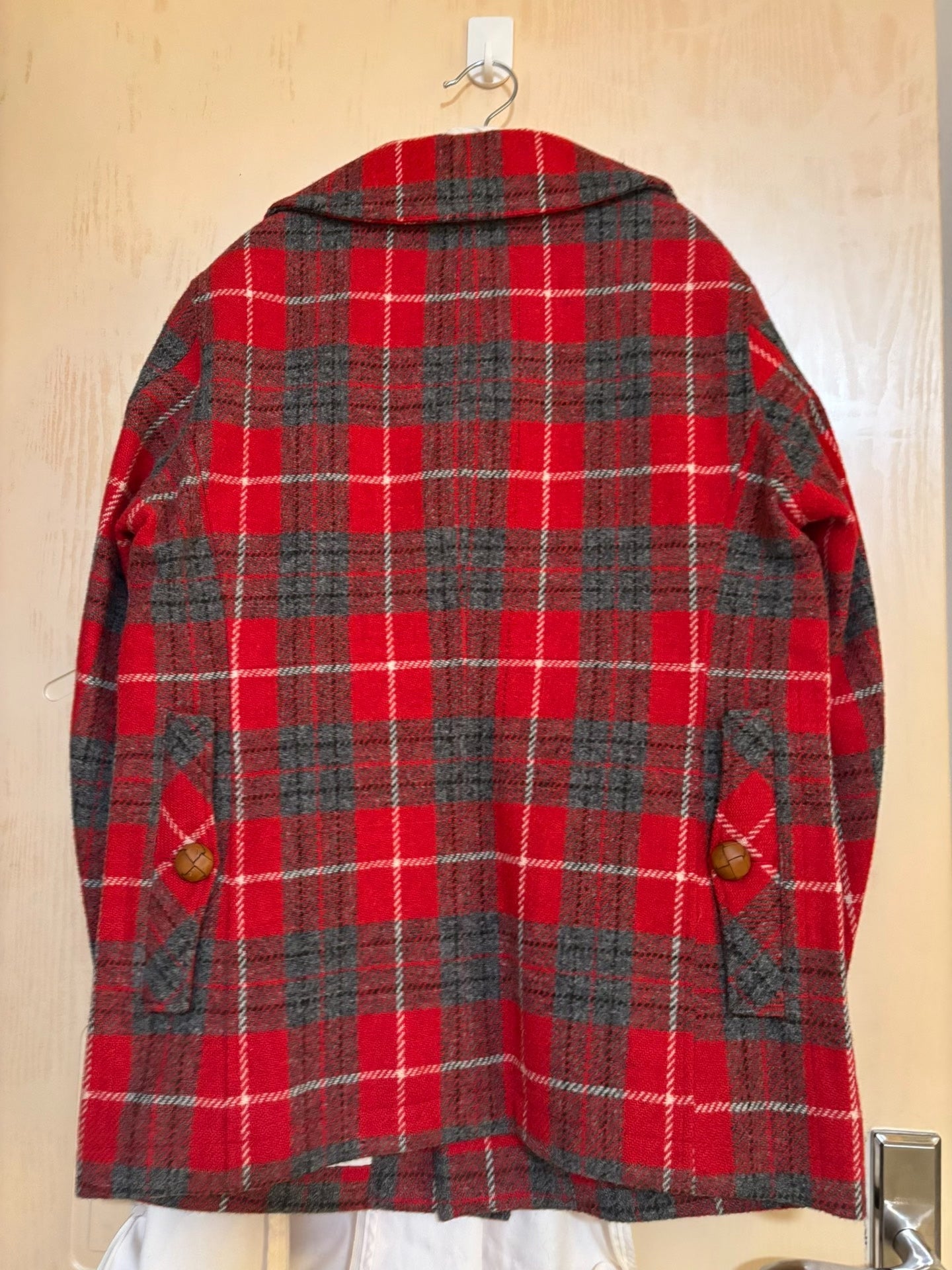 Visvim Harris Tweed Plaid Wool Coat