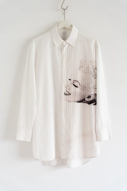 Yohji Yamamoto 19AW Marilyn Portrait White Shirt