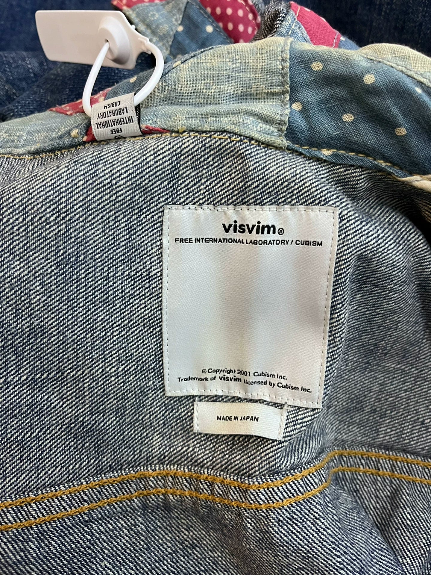 Visvim 101 Damaged Patchwork Denim Jacket