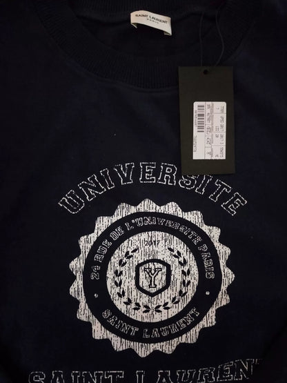 Saint Laurent Men's UNIVERSITE Logo Sweatshirt