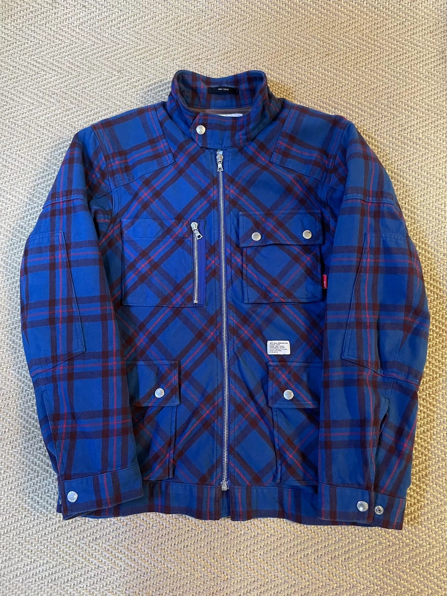 WTAPS M3 Twill Quilted Biker Zip Jacket