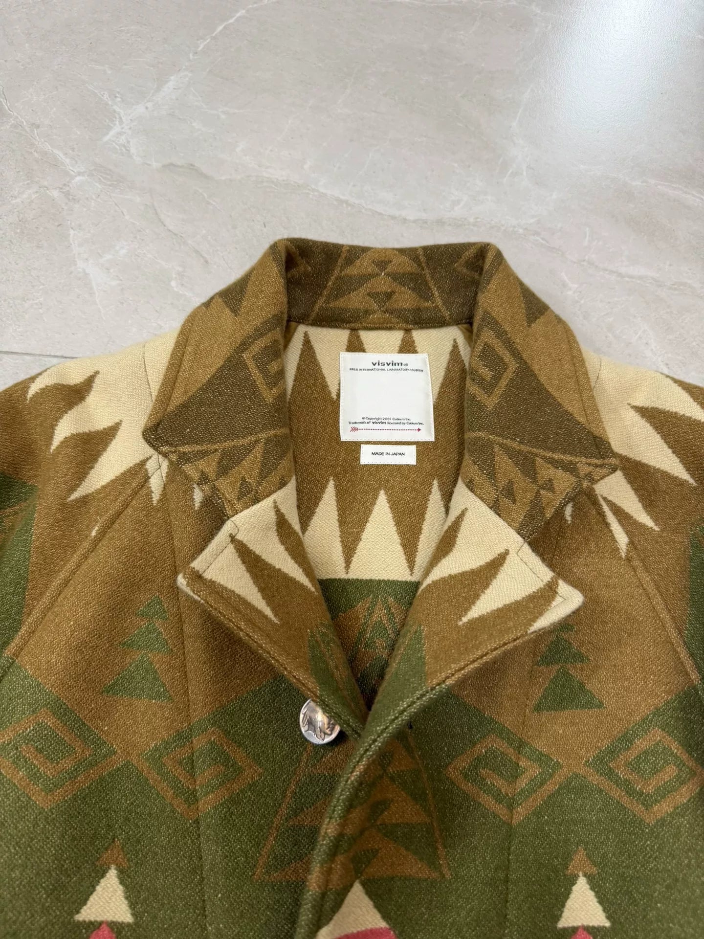 Visvim 23AW Hopiland Coat Native Blanket