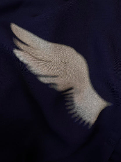 yohji yamamoto wings design outerwear jacket