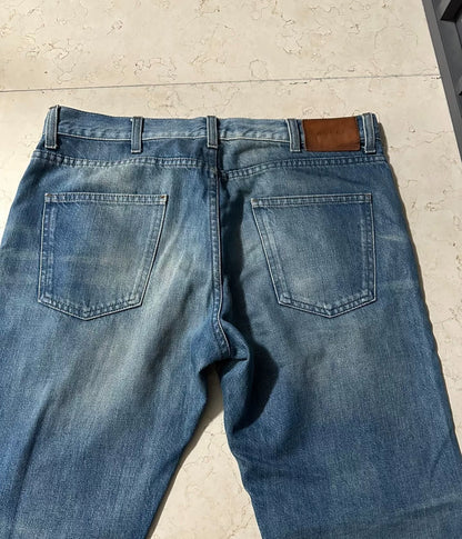 gucci coral snake washed denim pants size 34
