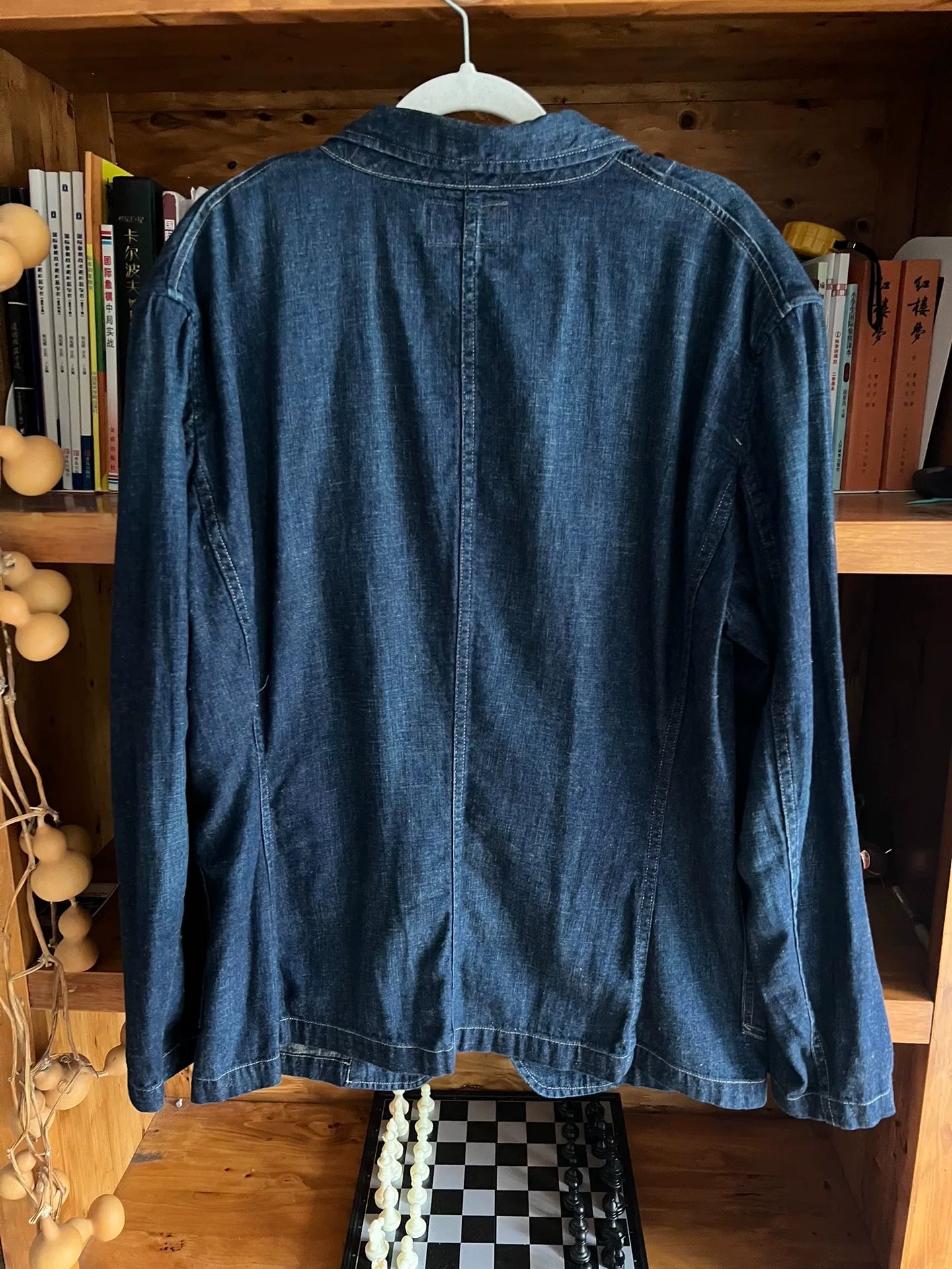 RRL Double RL Indigo Cotton-Linen Blazer