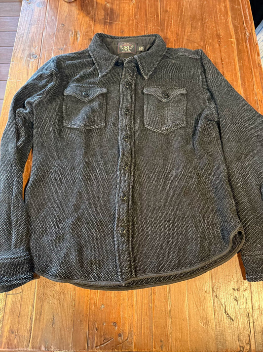 RRL Ralph Lauren Gray Tweed Jacket L
