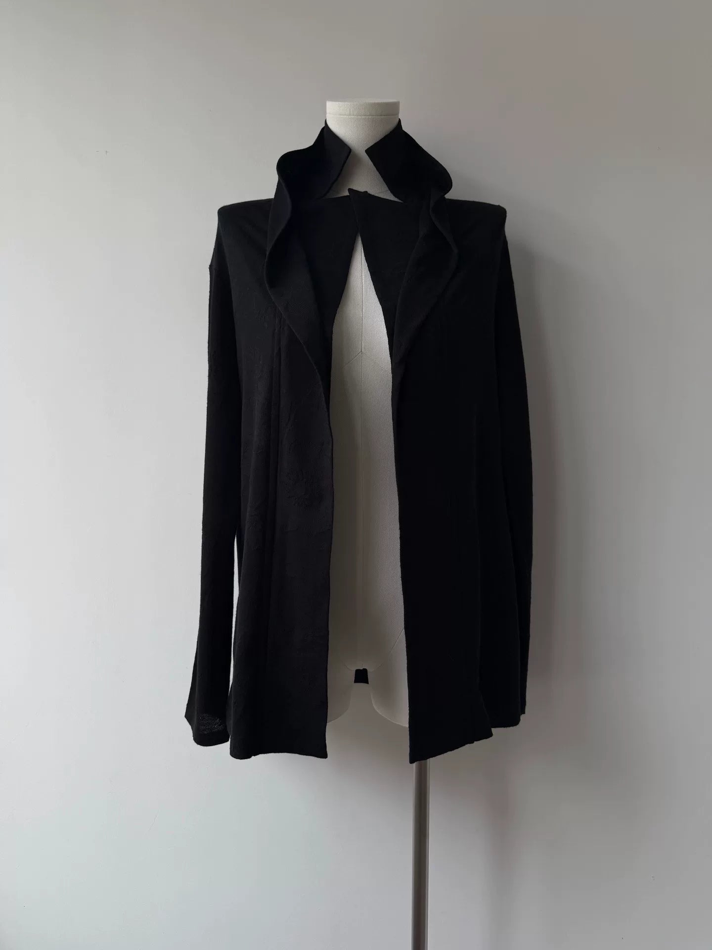 Yohji Yamamoto Unique Open Cardigan Jacket