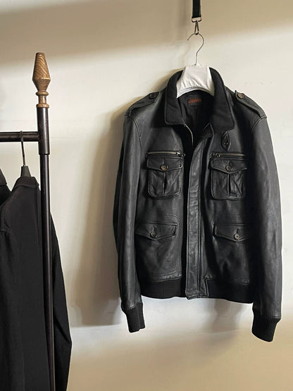 Jean Paul Gaultier Goat Leather Military Jacket