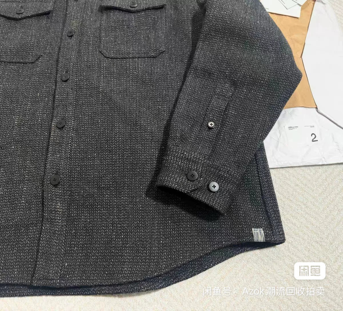 Visvim 21AW Lumber L/S Tweed Shirt