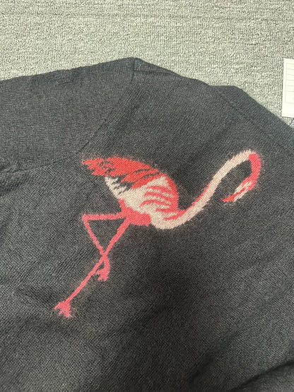 Saint Laurent Black Flamingo Cardigan