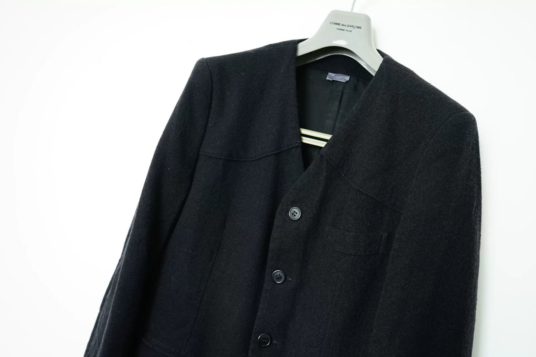 Comme des Garçons CDG Wool Collarless Jacket