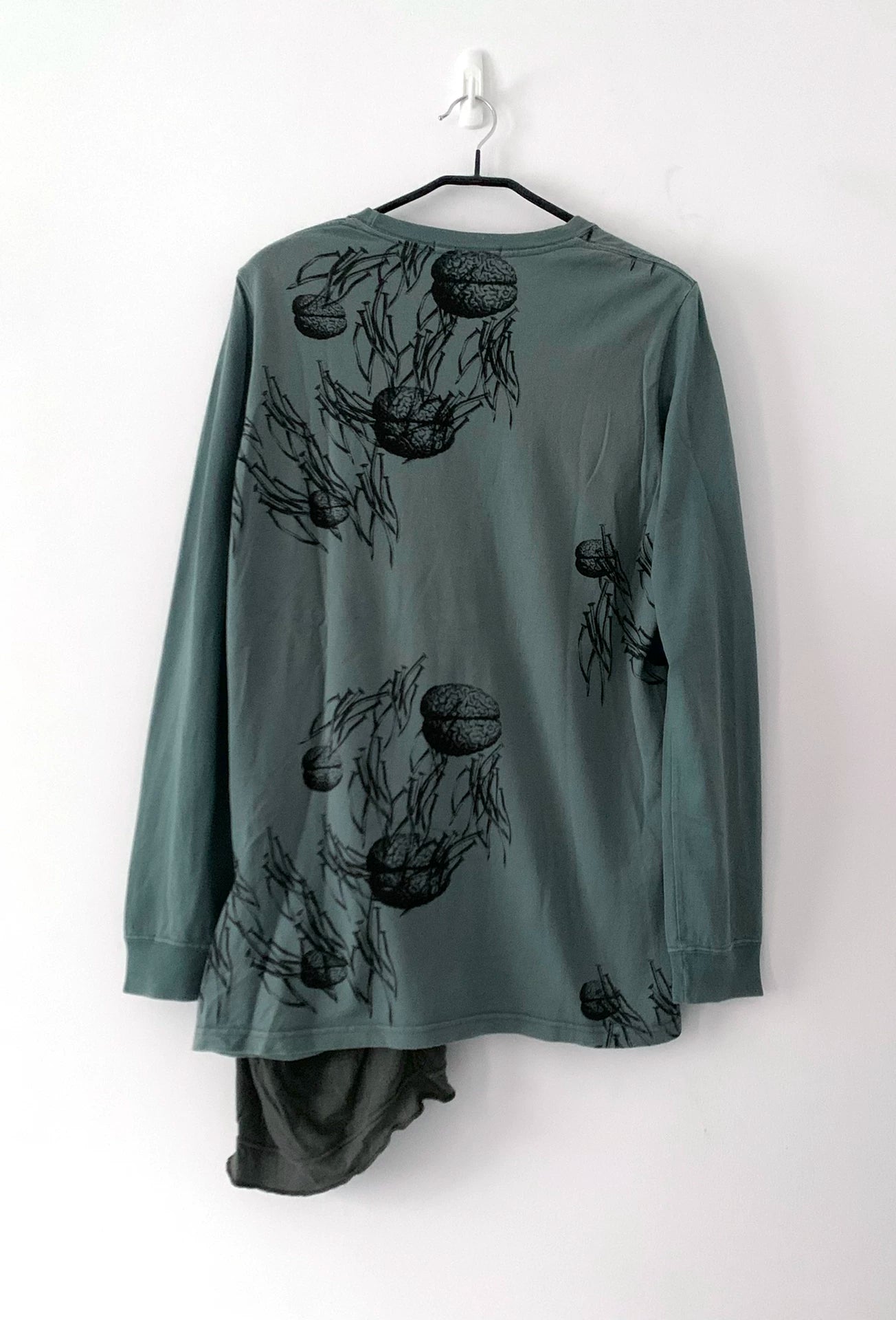 Undercover Corroded Nail Brain Long-Sleeve Tee