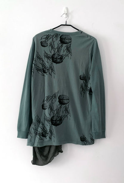 Undercover Corroded Nail Brain Long-Sleeve Tee