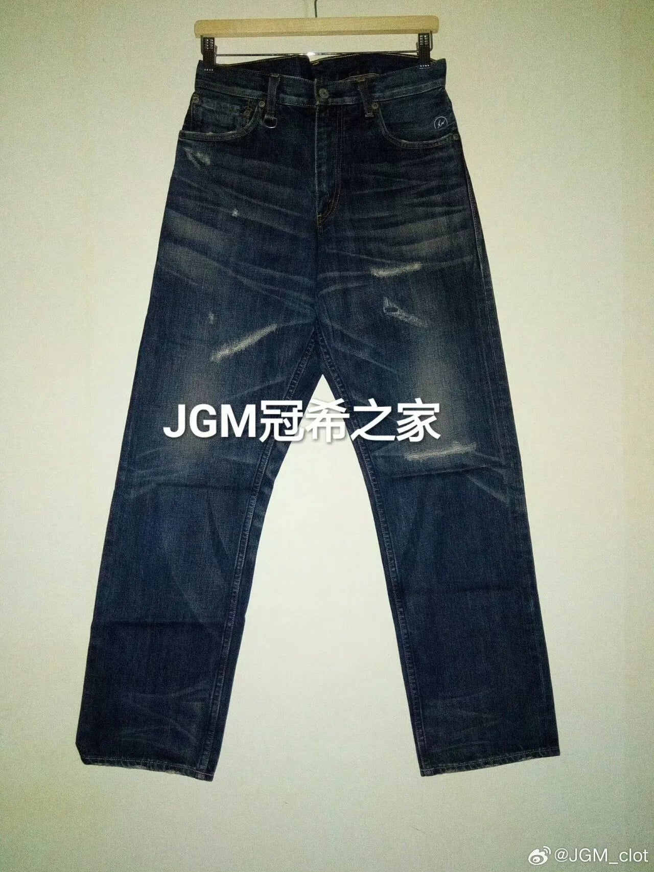 Fenom UE Navy Distressed Jeans