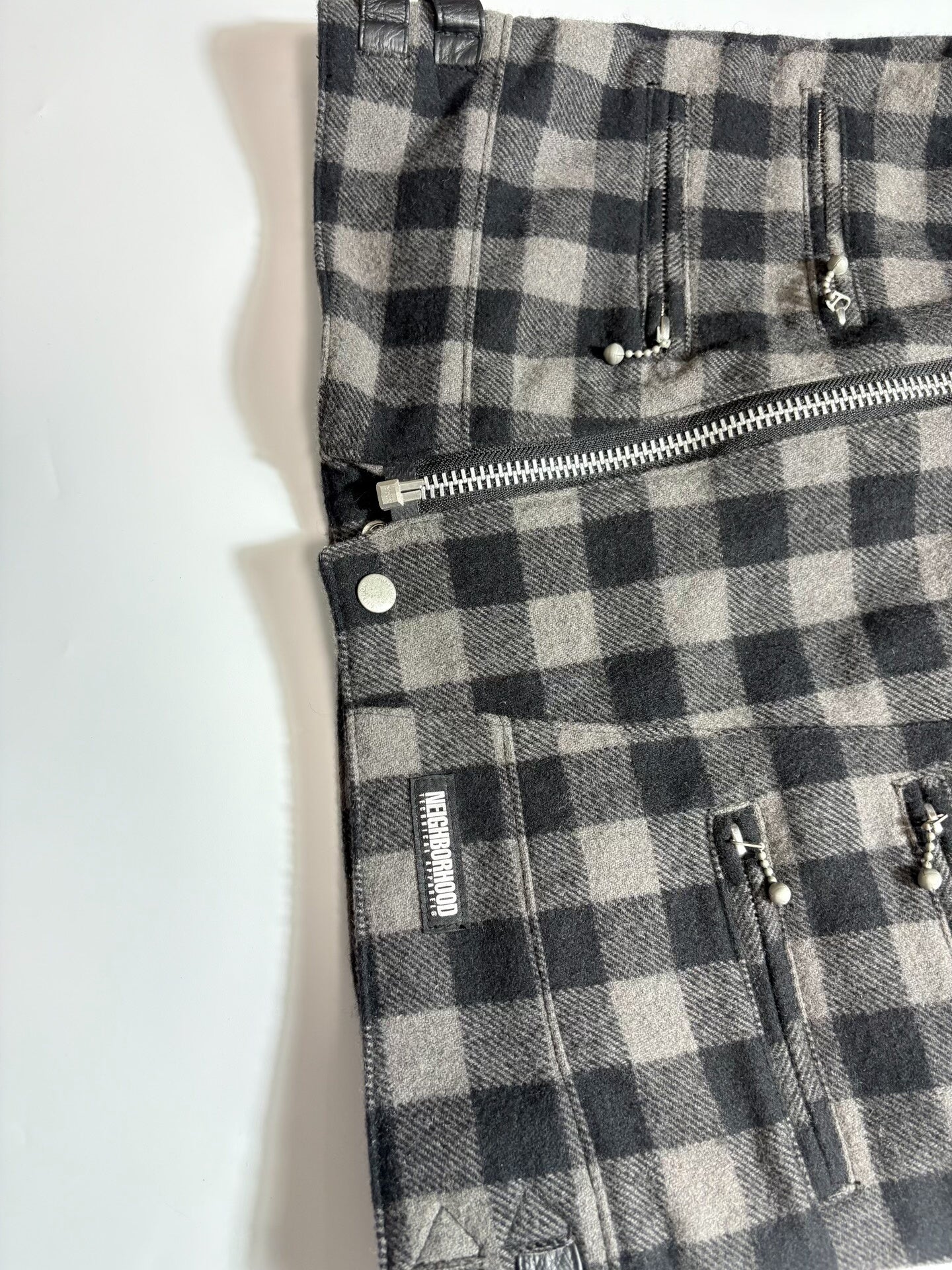 Neighborhood NBHD Patchwork Biker Vest