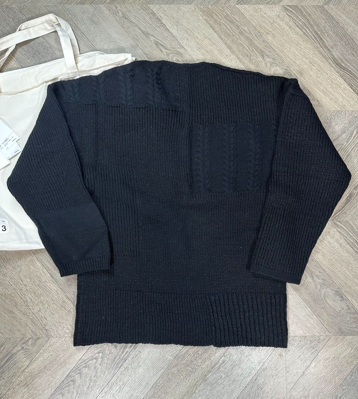 visvim highland v-neck wool sweater