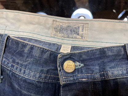 vintage blue dyed work pants RRL