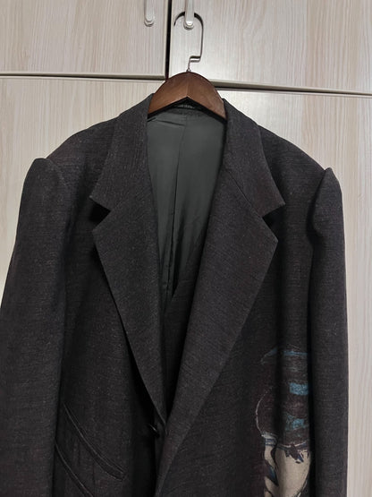 Yohji Yamamoto 24AW Lady Print Jacket