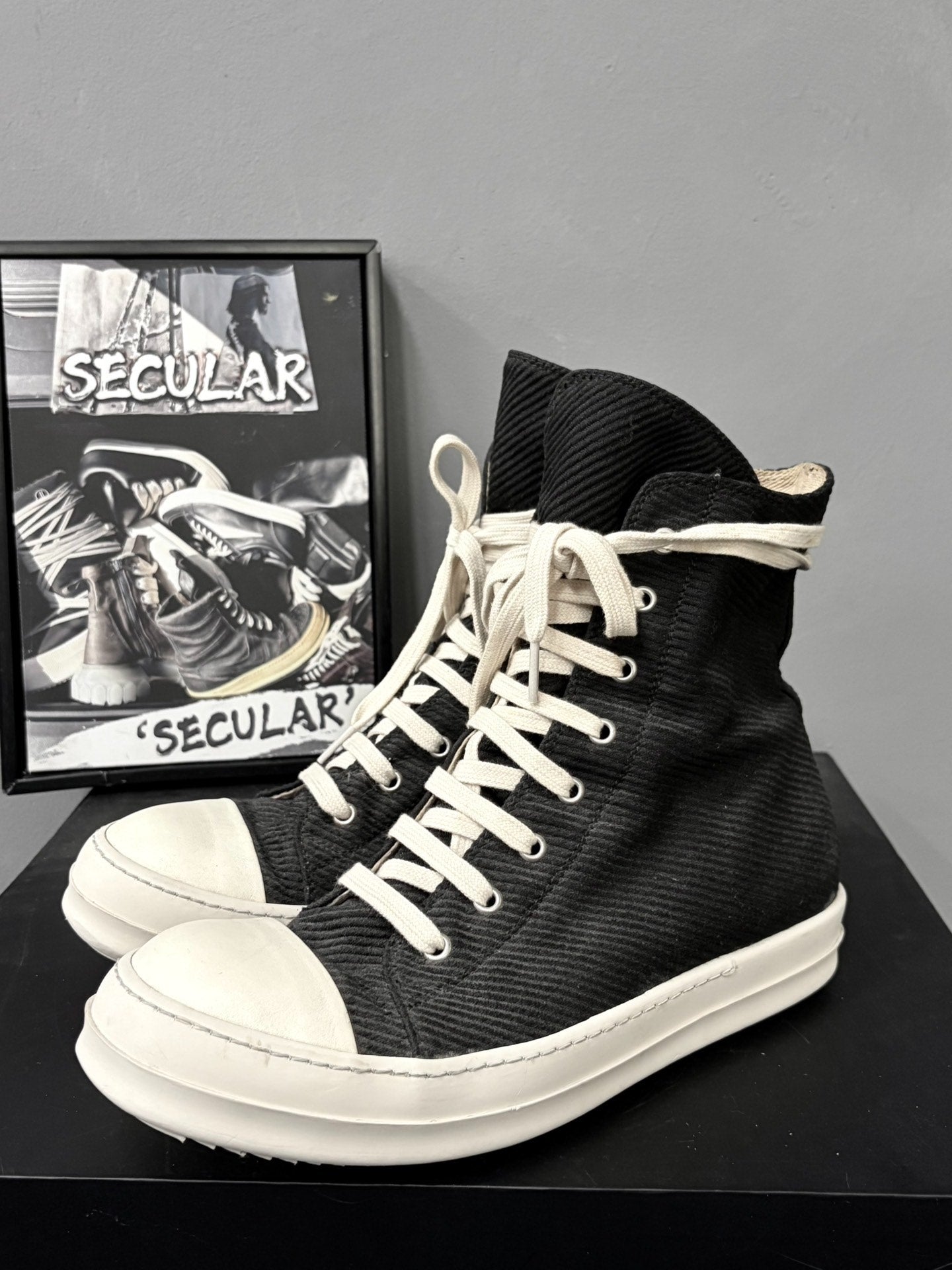 Rick Owens Drkshdw Canvas High-Top