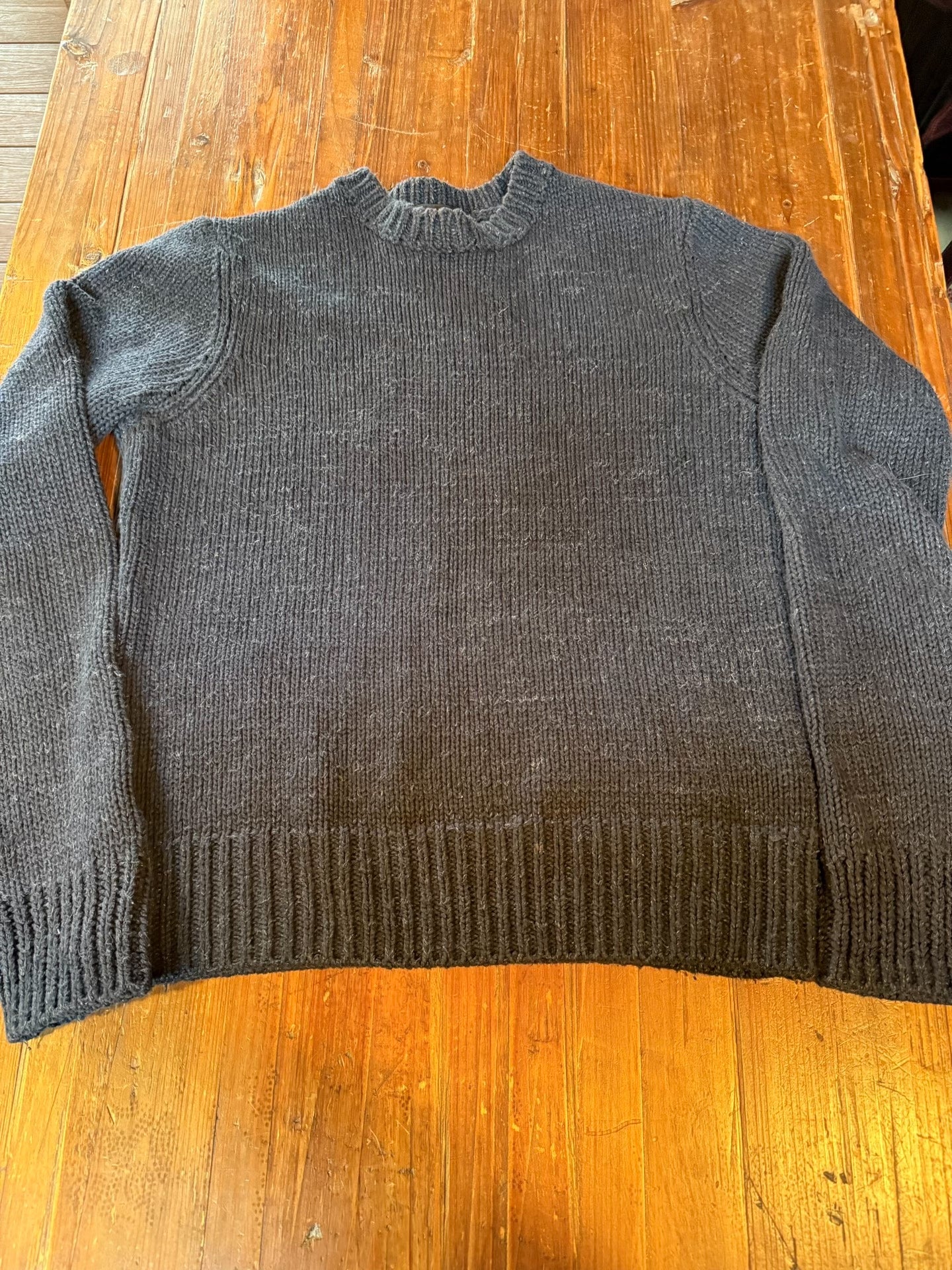 RRL Ralph Lauren Gray Knit Sweater S