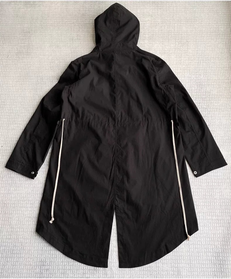 Rick Owens Hooded Long Coat