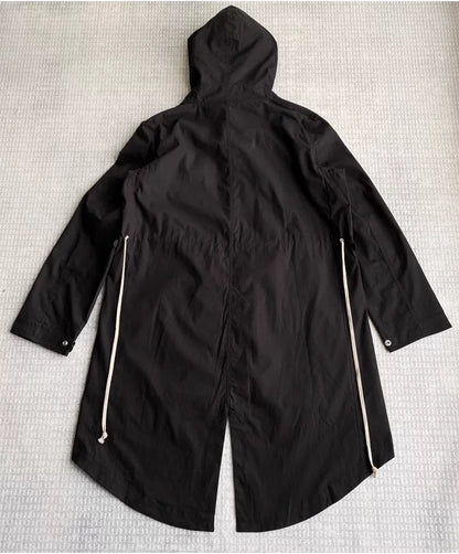 Rick Owens Hooded Long Coat