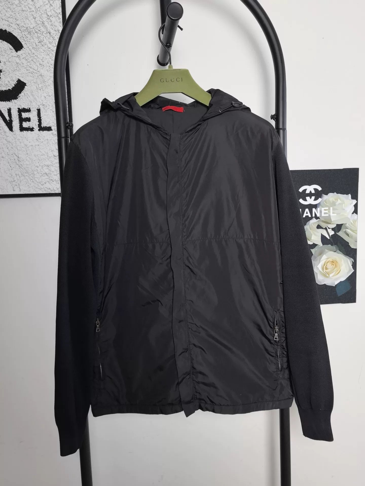 Authentic Prada Nylon Zip Jacket