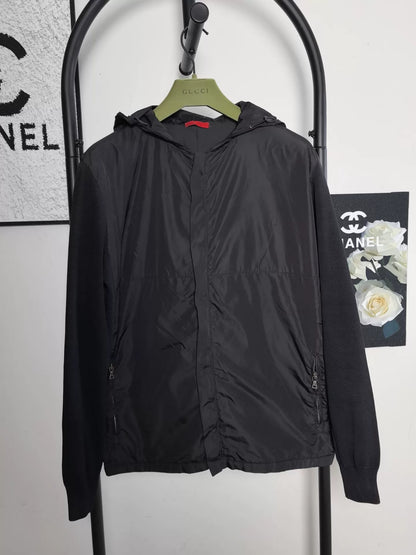 Authentic Prada Nylon Zip Jacket