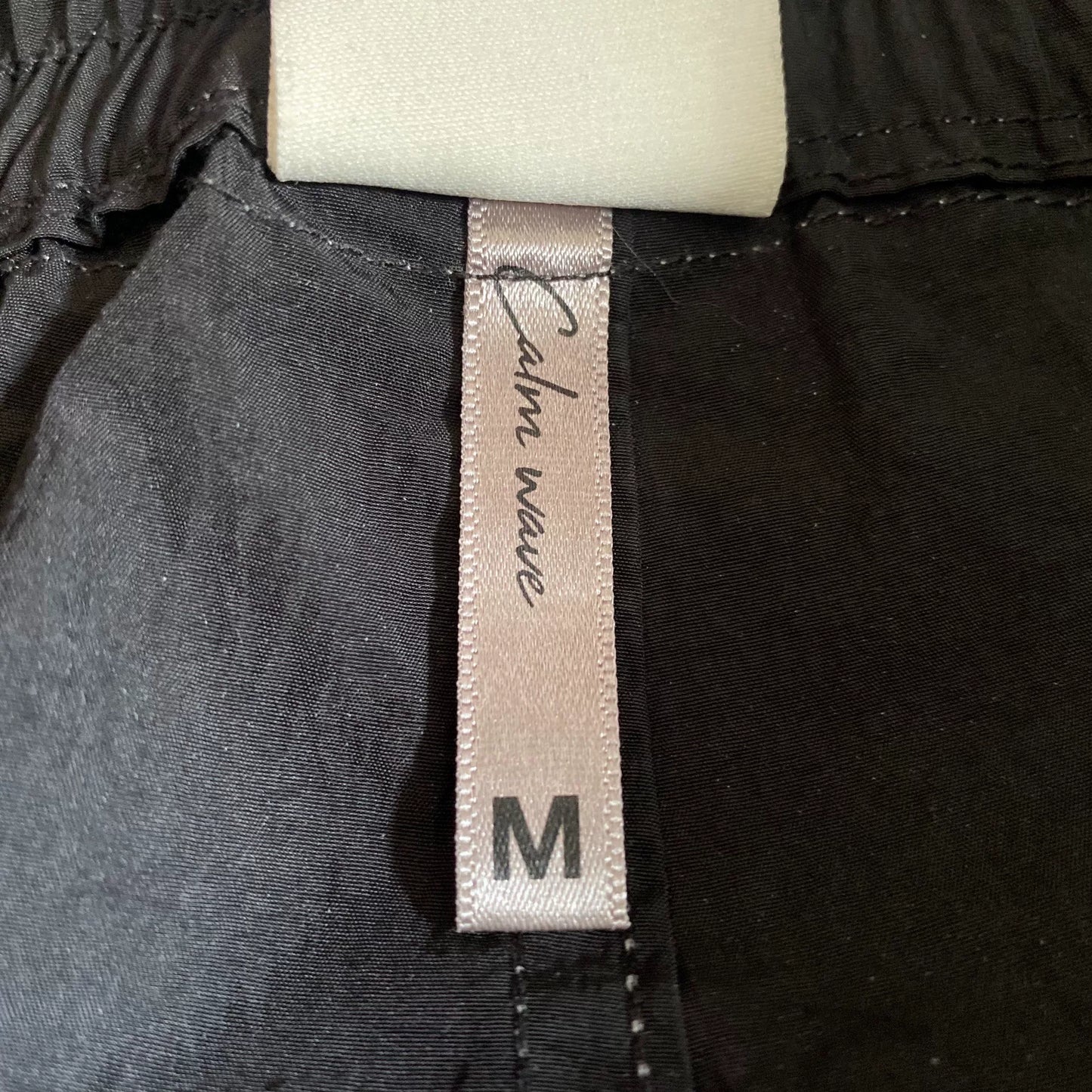 black and white panel athletic pants