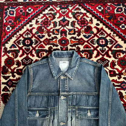 visvim 11aw 101 yellow mud denim jacket