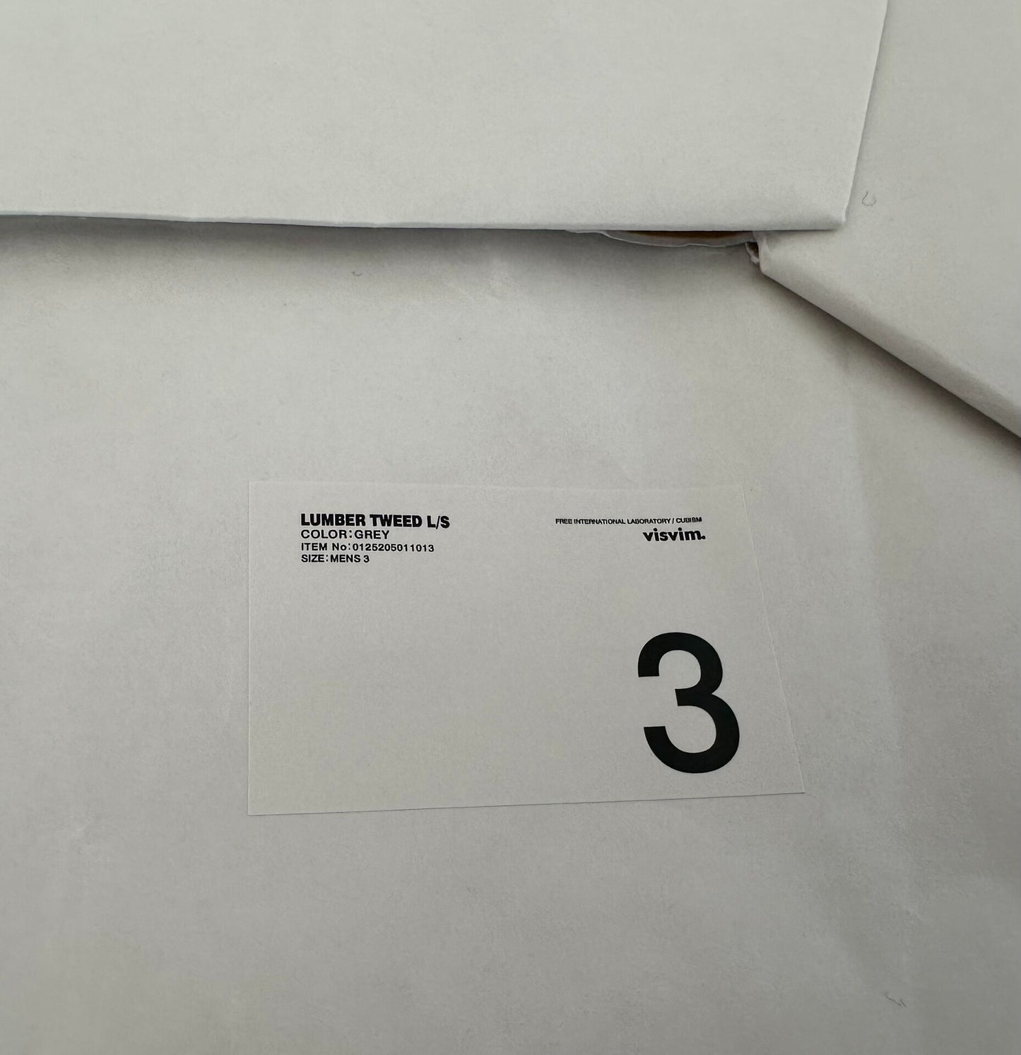 visvim lumber tweed long sleeve shirt
