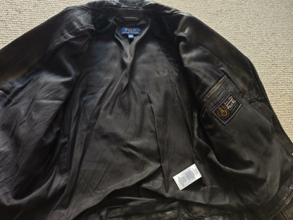 Polo Ralph Lauren Men's Motorcycle Leather Jacket