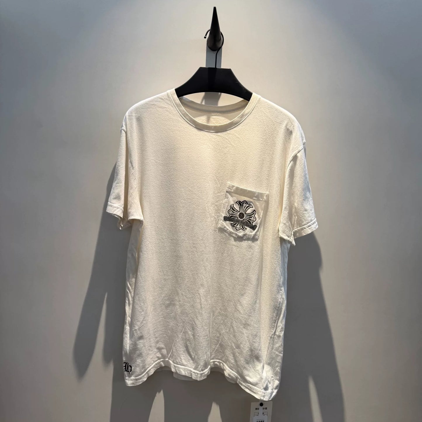 chrome hearts cross scroll short sleeve shirt
