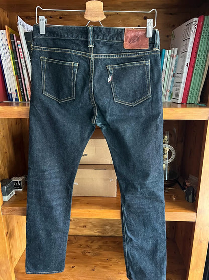 pure blue japan blue denim pants