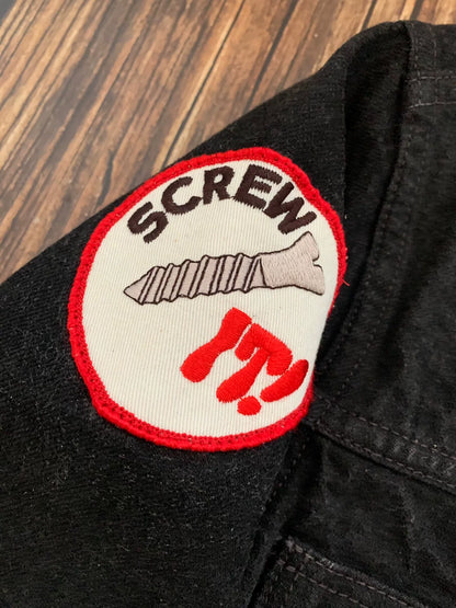 freewheelers 666mj denim jacket in black