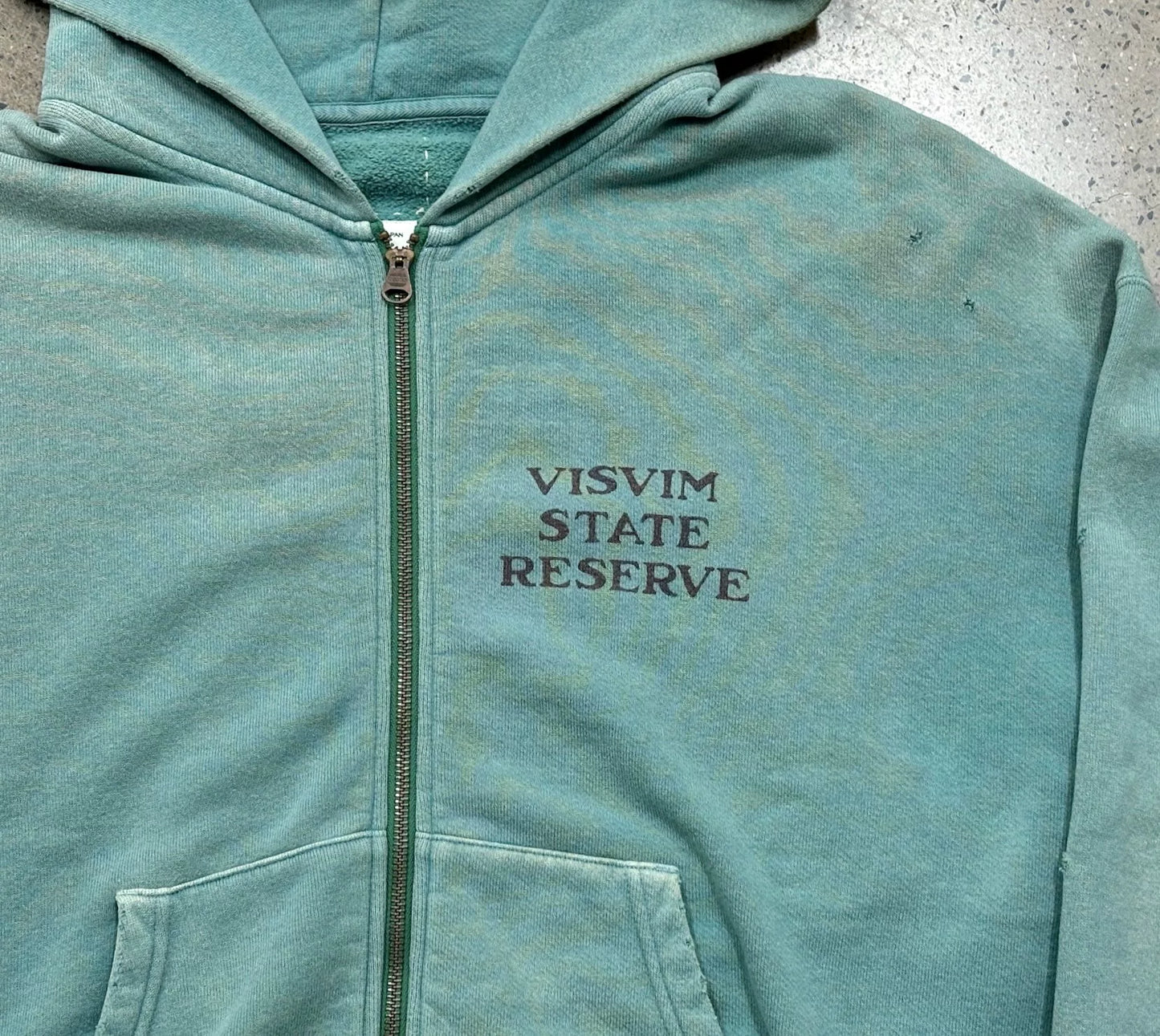 visvim jumbo sb hoodie zip-up
