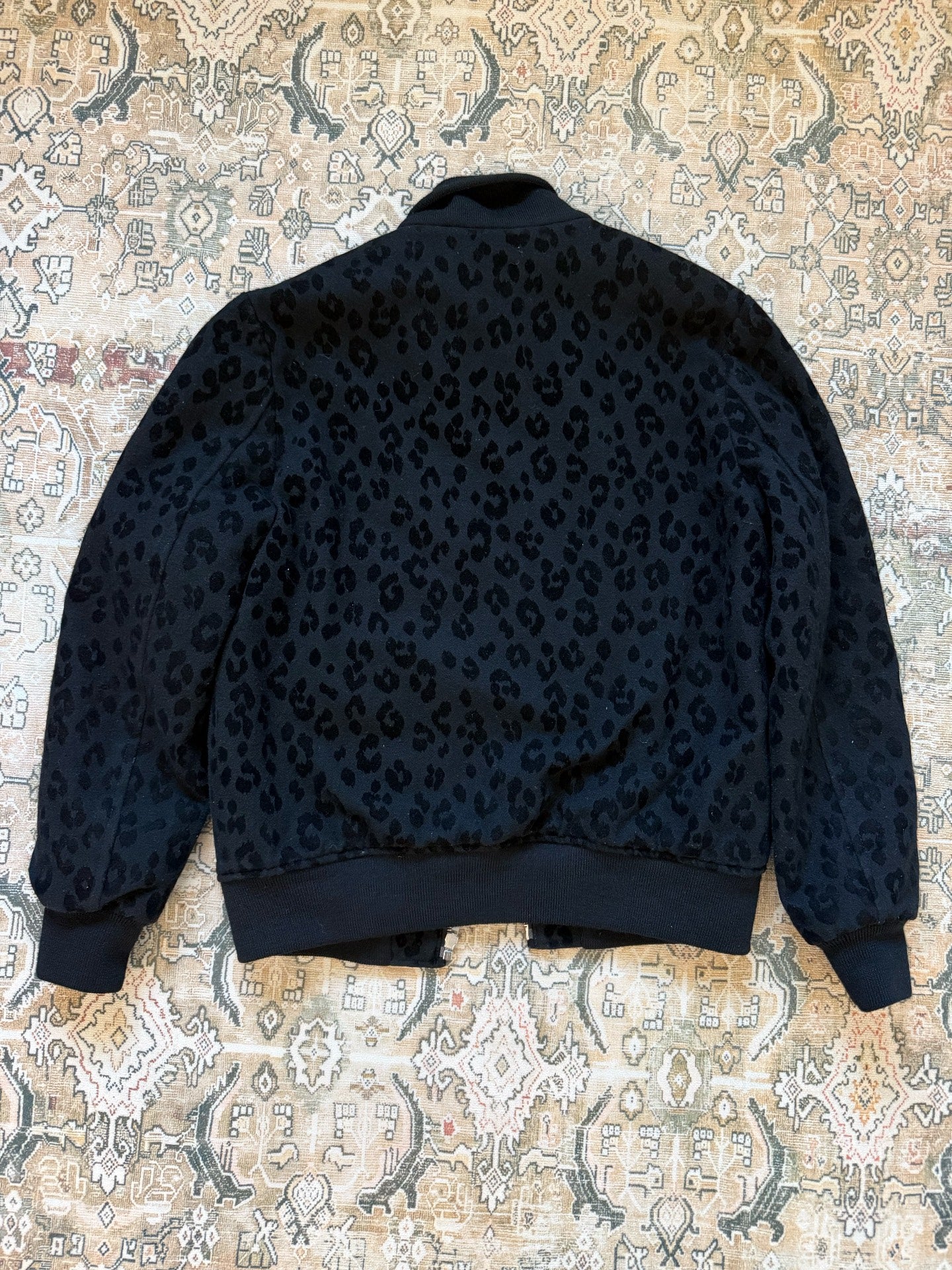 Saint Laurent Paris Leopard Bomber Jacket