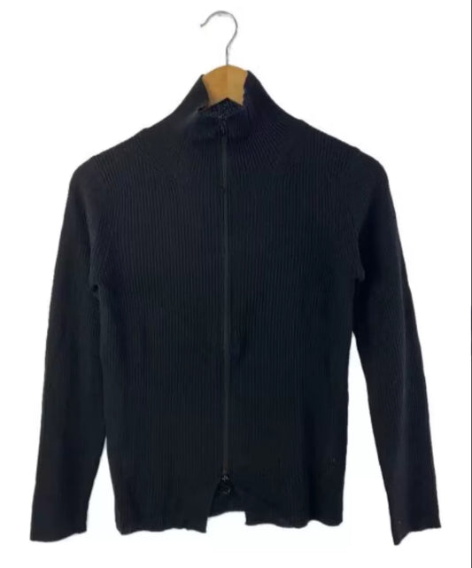 Yohji Yamamoto Wool Double-Zip Knit Sweater