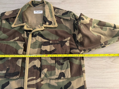 Saint Laurent Hedi Slimane Camouflage Jacket