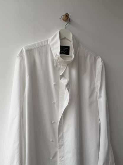 Yohji Yamamoto White Deconstructed Shirt