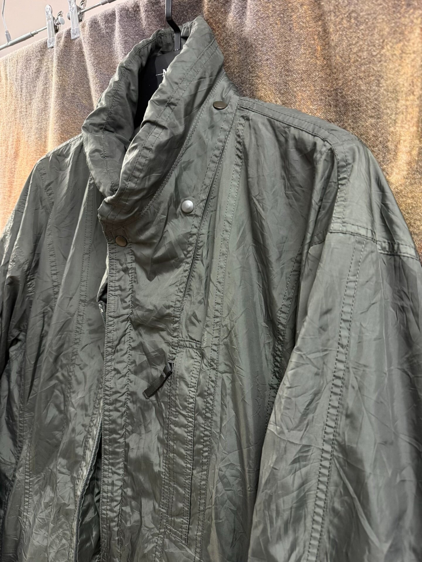 issey miyake studded zip jacket size 2