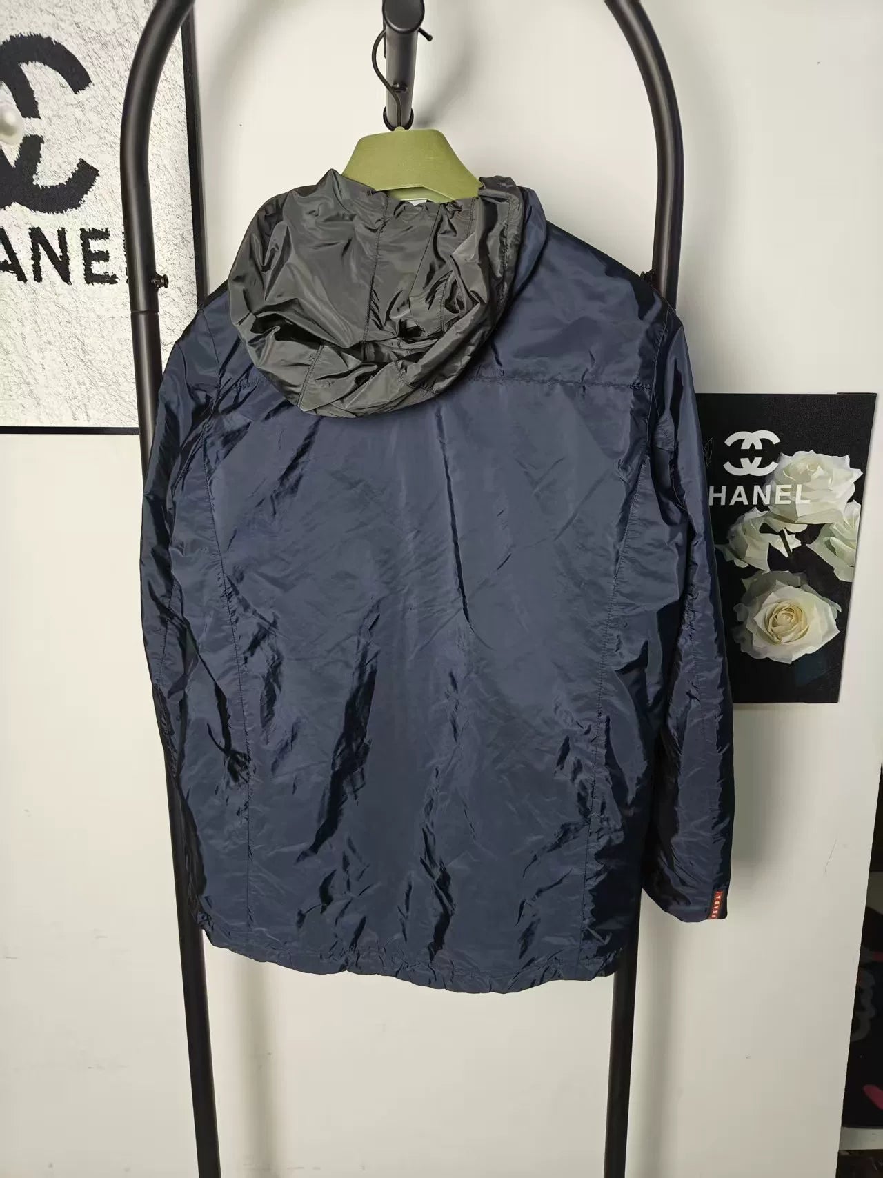 Prada Reversible Cotton Jacket with Logo