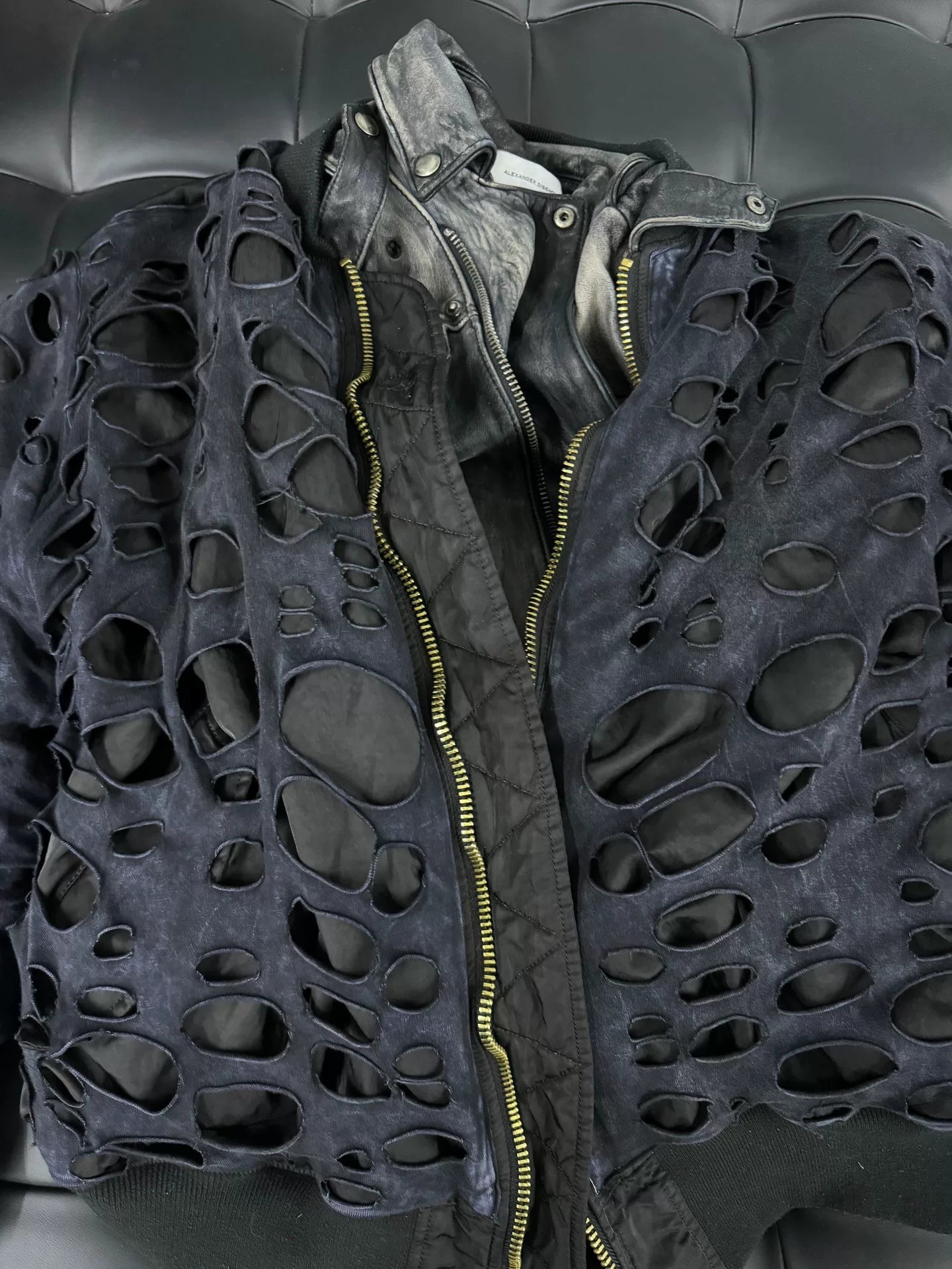 Alexander Digenova Two-in-One Bomber Jacket