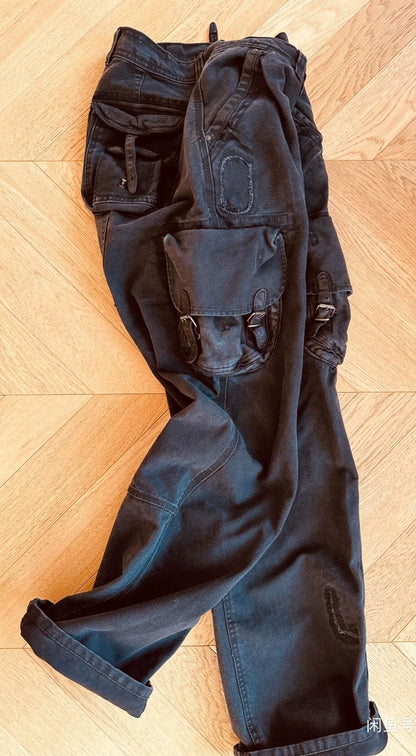 vintage rl heavy canvas cargo pants