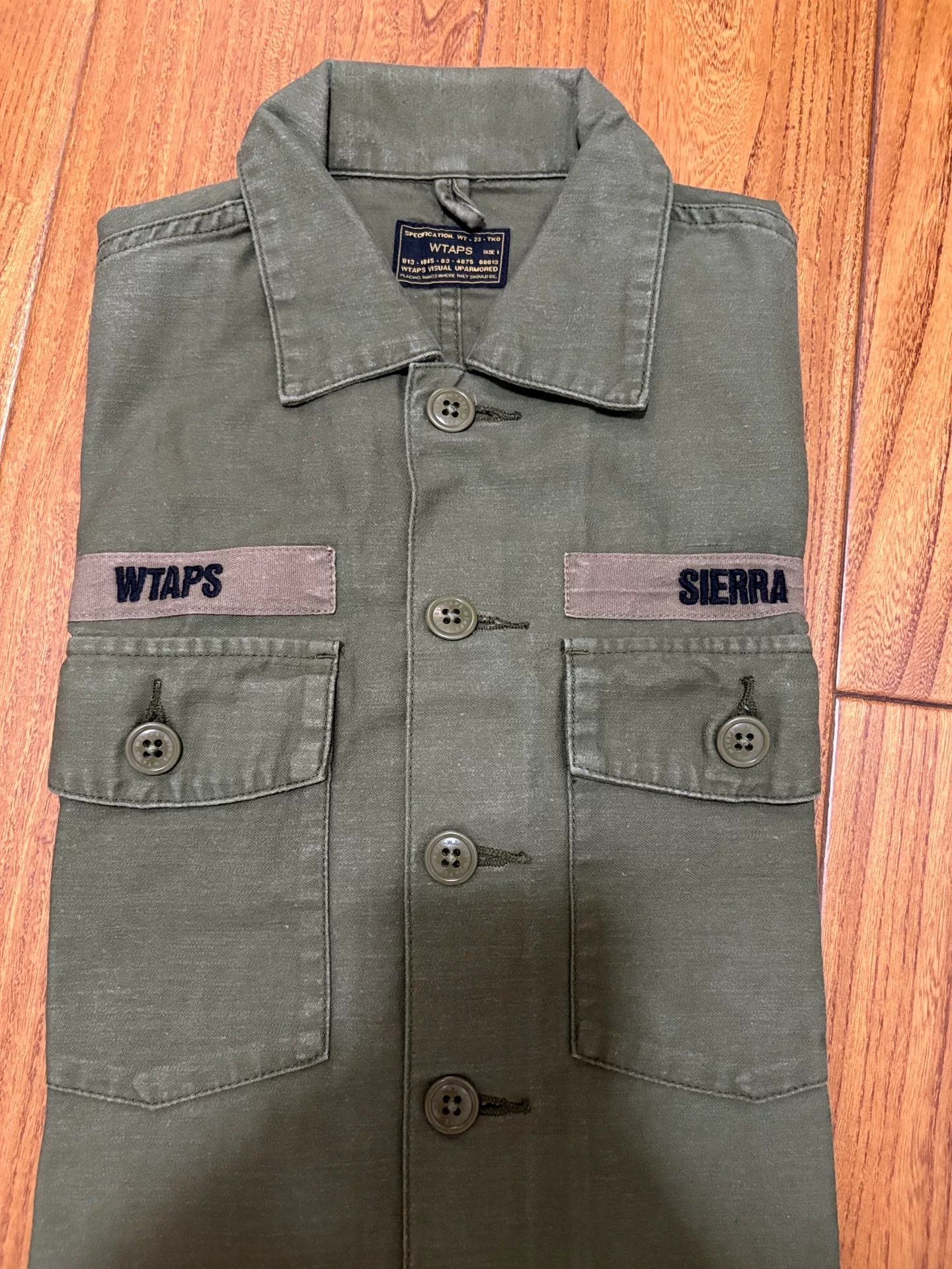 WTAPS BUDS 17SS Military Utility Shirt