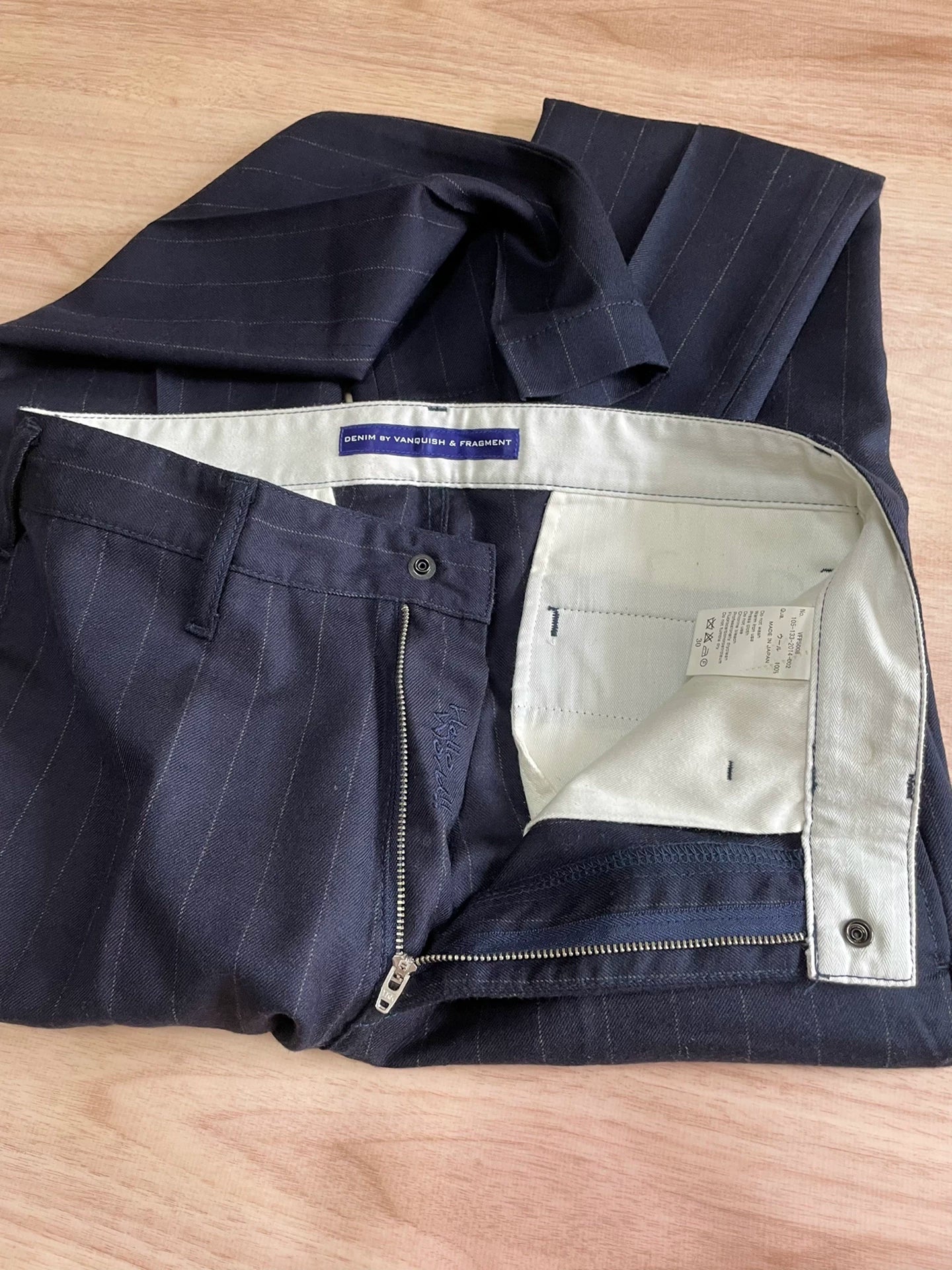 DENIM BY VANQUISH Fragment Lightning Stripe Casual Pants