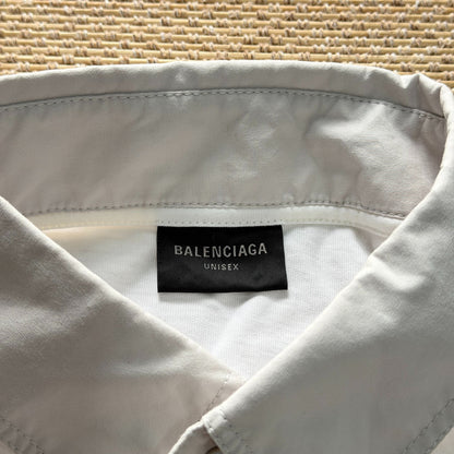 Balenciaga Two-tone Long Sleeve Shirt