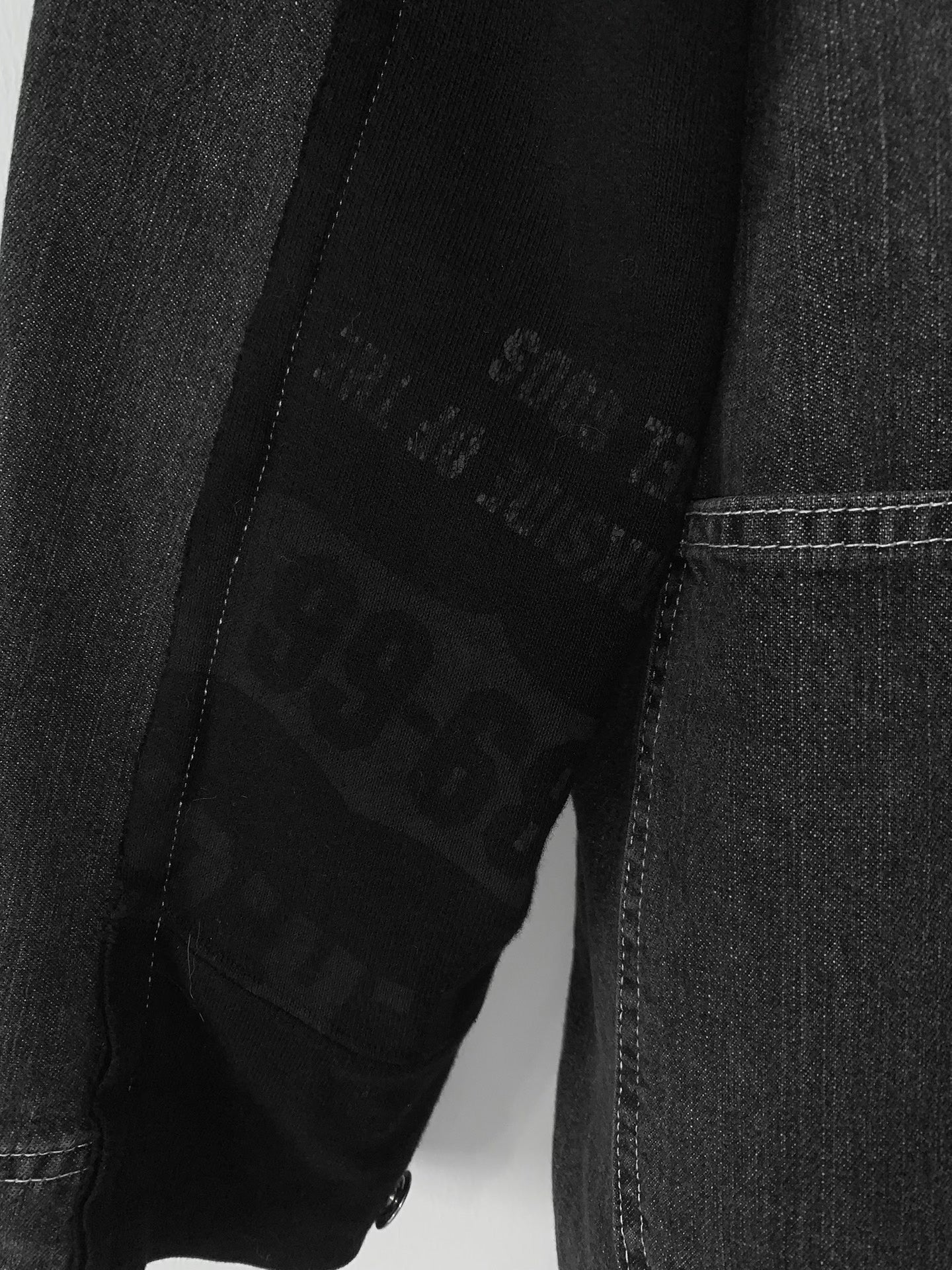 Undercover 02AW Skeleton Washed Denim Jacket
